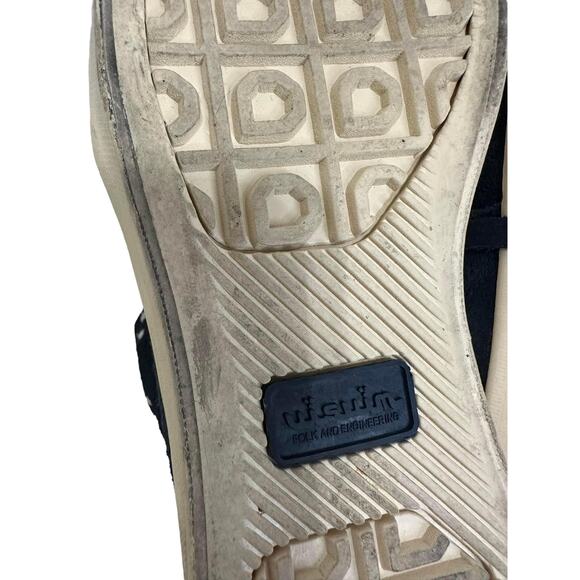 Visvim Navy Flynt Hi Sashiko Suede Sneakers Size 8 - Picture 8 of 10